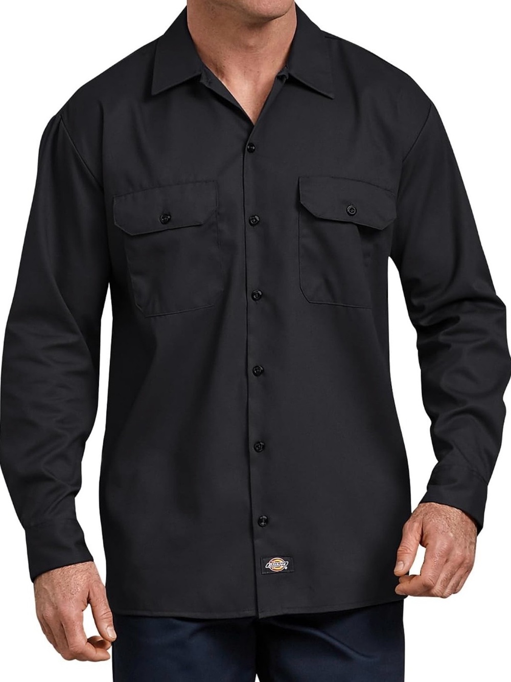 Dickies FLEX long-sleeve work shirt 
XL charcoal gray